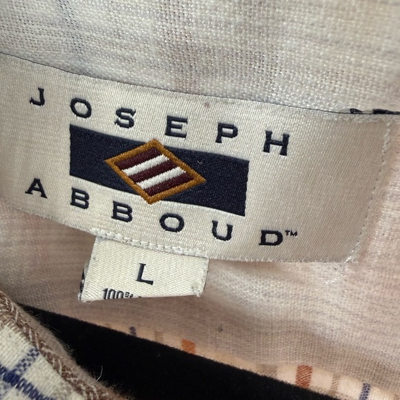 EUC Joseph Abboud Plaid Button Down Shirt - Picture 7 of 7